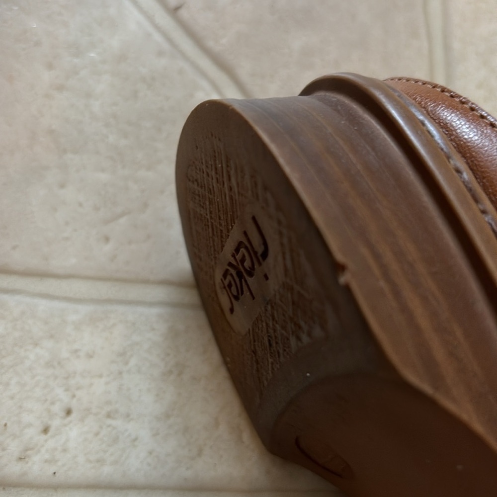 Vintage Rieker mocha brown woven leather clogs/slides 5.5 - Picture 8 of 8